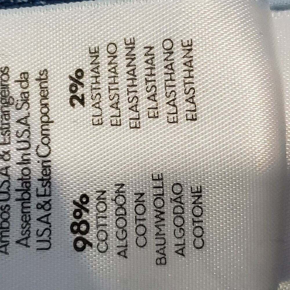 Mother Jeans The Hustler Roller Heel Fray 25/26 Perfect Blue Wide Leg High Rise - Picture 13 of 15